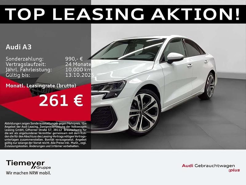 Weiß Gebraucht 2025 Audi A3 S-Line Limousine | 33.950 € (Superpreis) - Bild 1/4