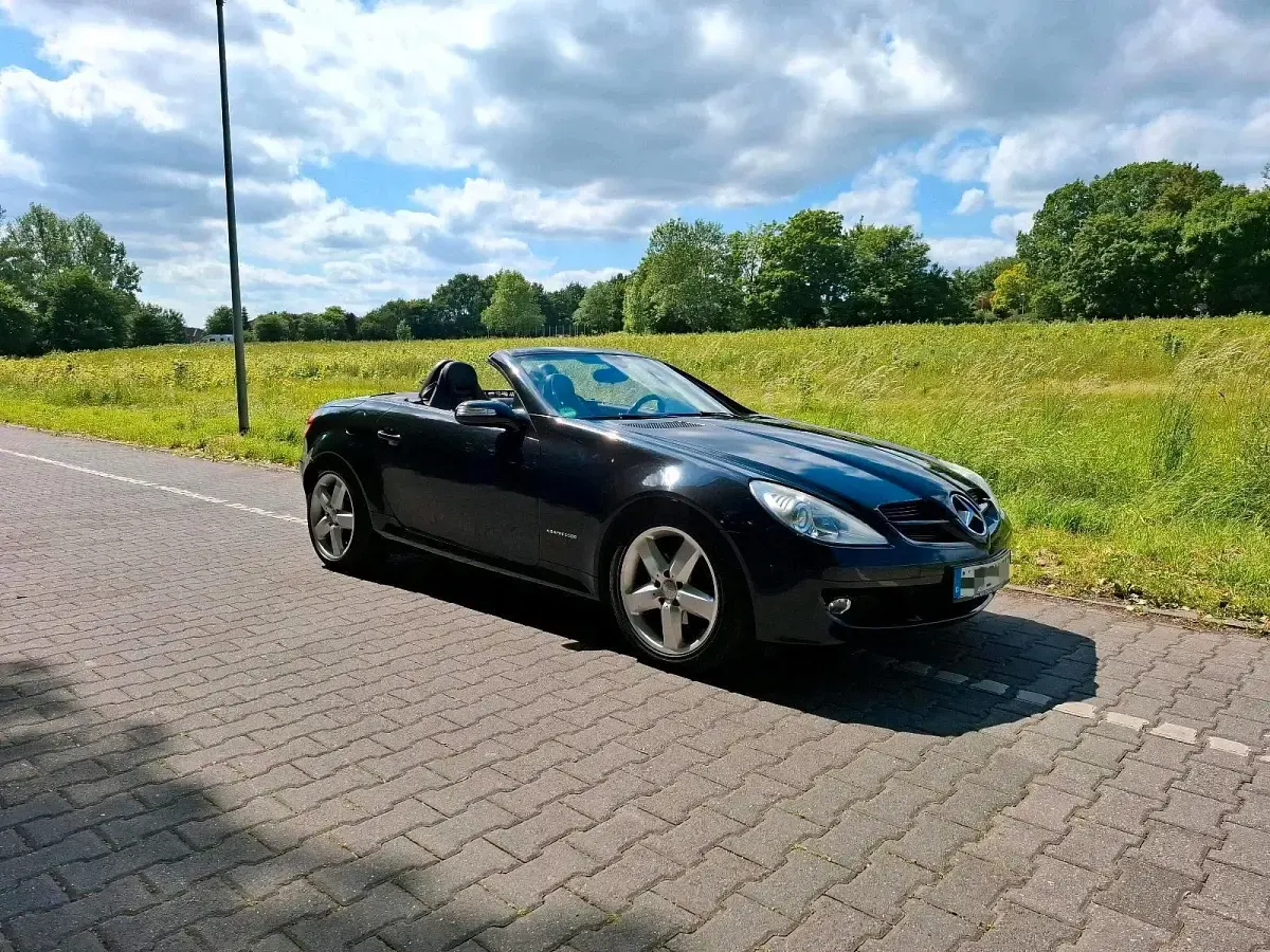 Gebraucht Mercedes SLK200 163 PS (119 kW) 2004 Schwarz Cabrio