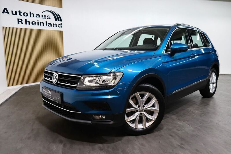 Blau Gebraucht 2017 VW Tiguan Highline SUV | 20.750 € (Guter Preis) - Bild 1/3