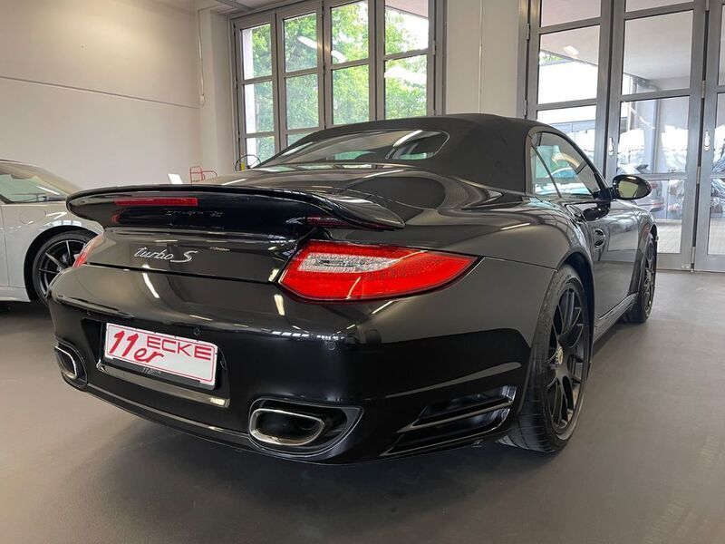 Gebraucht Porsche 911 Turbo S Cabriolet Chrono 530 PS (389 kW) 2010 Schwarz Cabrio