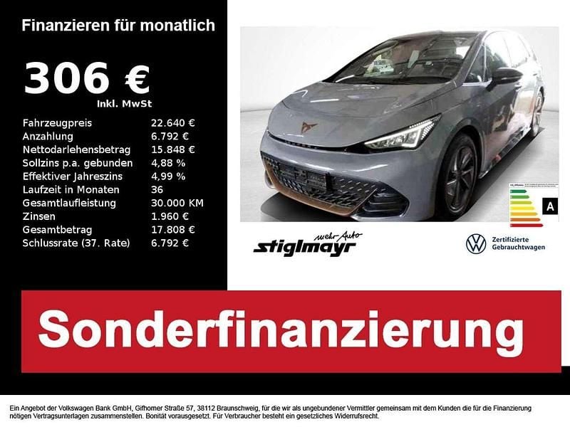 Vaporgrau Gebraucht 2022 Cupra Born Kleinwagen | 22.640 € (Guter Preis) - Bild 1/4