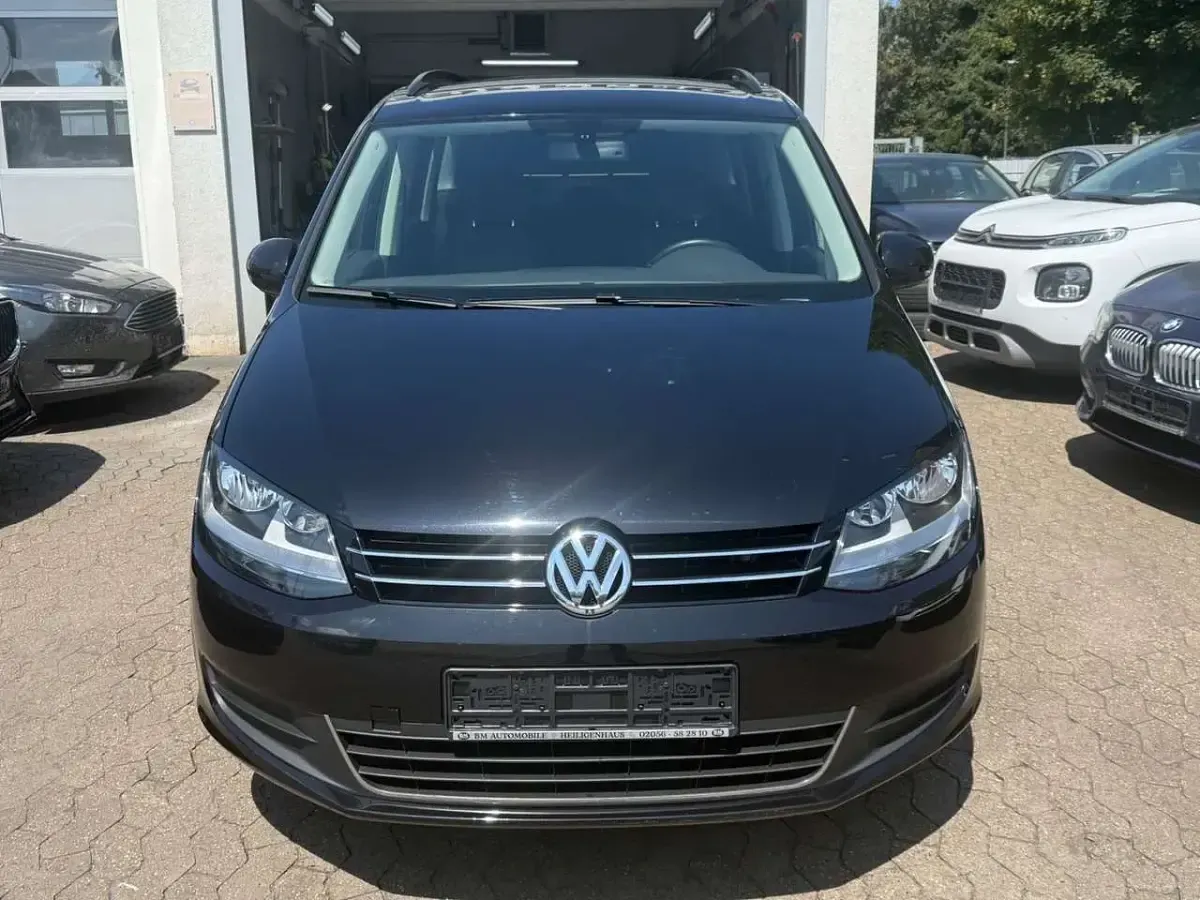 Gebraucht VW Sharan 150 PS (110 kW) 2014 Schwarz Van / Kleinbus