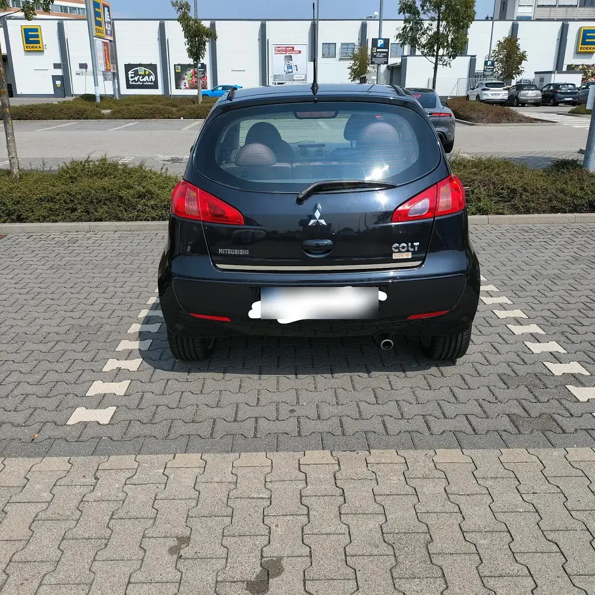 Gebraucht Mitsubishi Colt 95 PS (69 kW) 2008 Schwarz Kleinwagen