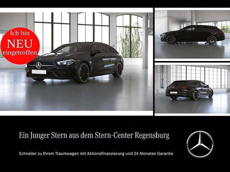 Metalliclack kosmosschwarz Gebraucht 2021 Mercedes CLA250e AMG Limousine | 28.839 € (Guter Preis) - Bild 1/4