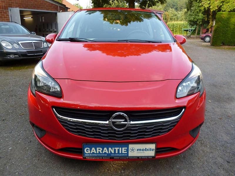 Gebraucht Opel Corsa Edition 69 PS (50 kW) 2015 Magmarot/flame red Kleinwagen