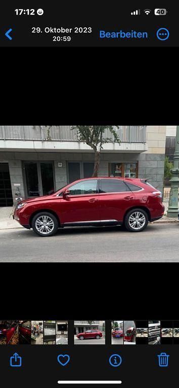 Rot Gebraucht 2010 Lexus RX450h SUV | 13.200 € (Fairer Preis) - Bild 1/4