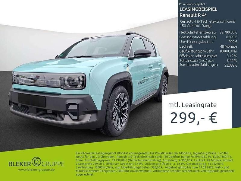 Gebraucht Renault R4 Iconic 110 kW (150 PS) 2025 Hautsdefrance grün Kleinwagen