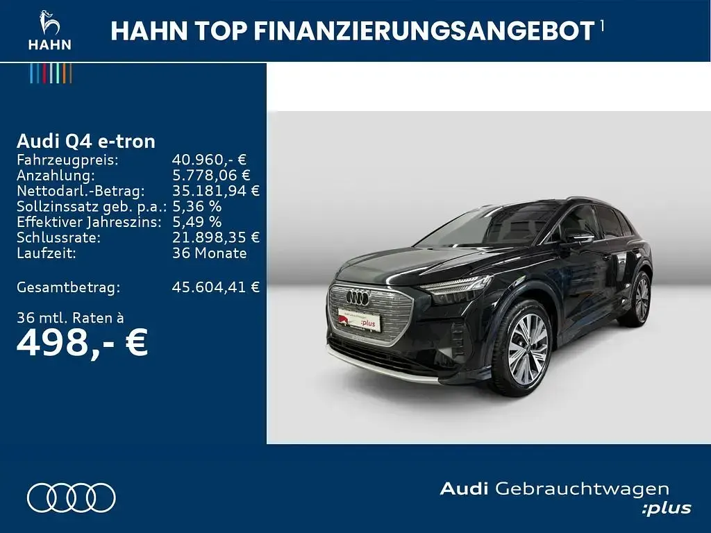 Gebraucht Audi Q4 e-tron Advanced 210 kW (286 PS) 2024 Mythosschwarz metallic SUV