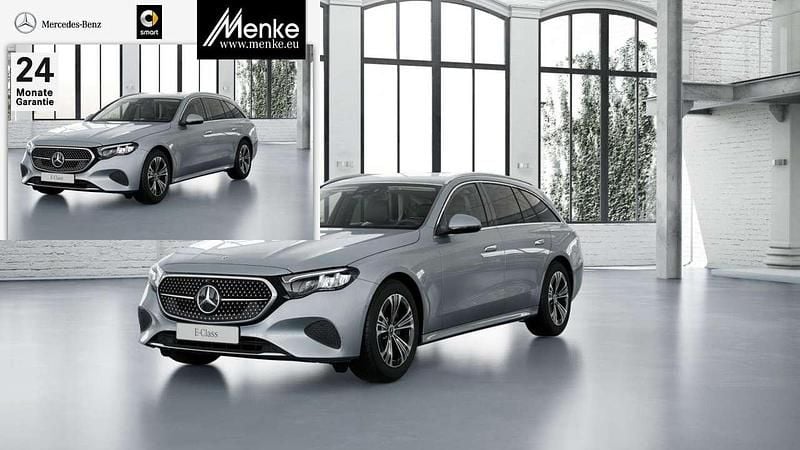 Metalliclack hightechsilber Gebraucht 2024 Mercedes E220 Avantgarde Kombi | 46.980 € (Guter Preis) - Bild 1/4