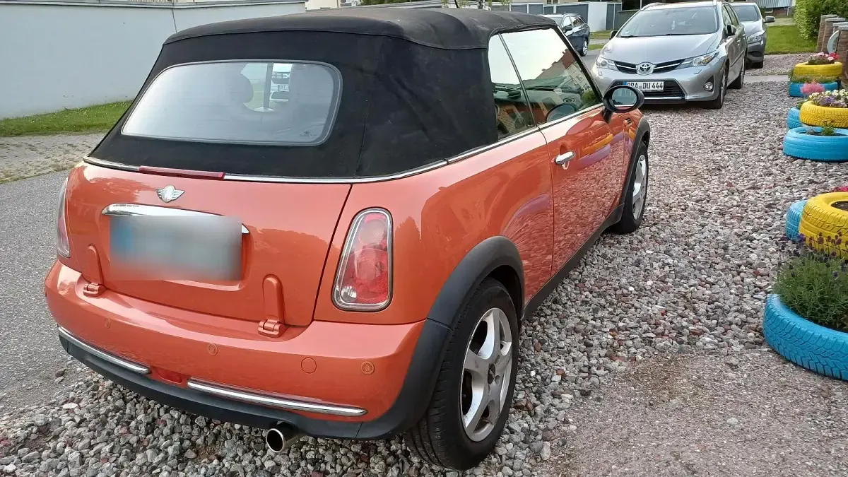 Gebraucht Mini Cooper Cabriolet 90 PS (66 kW) 2005 Orange Cabrio