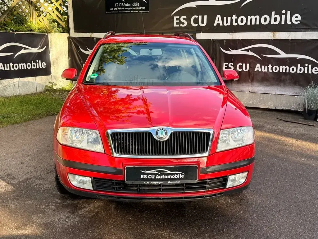 Gebraucht Skoda Octavia Team Edition 116 PS (85 kW) 2008 Rot Kombi