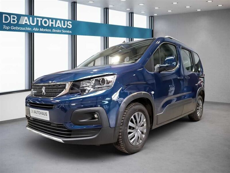 Blau Gebraucht 2020 Peugeot Rifter Allure Van / Kleinbus | 15.670 € (Superpreis) - Bild 1/4