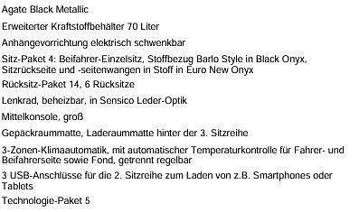 Gebraucht Ford Tourneo Titanium 170 PS (125 kW) 2024 Schwarz Van / Kleinbus