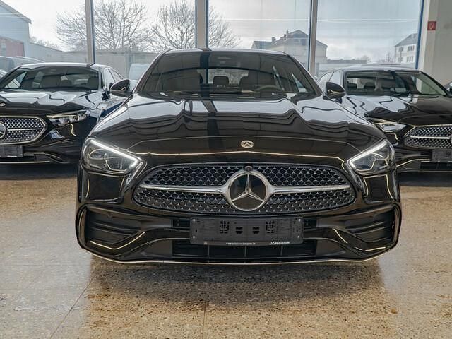 Gebraucht Mercedes C220 AMG 200 PS (147 kW) 2024 Schwarz metalliclack obsidianschwarz Limousine
