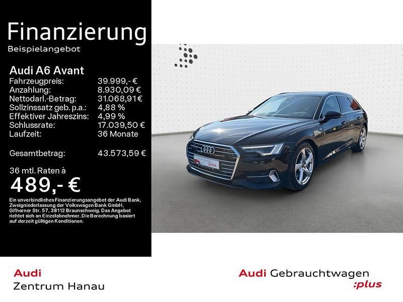 Gebraucht Audi A6 S-Line 286 PS (210 kW) 2022 Mythosschwarz metallic Kombi