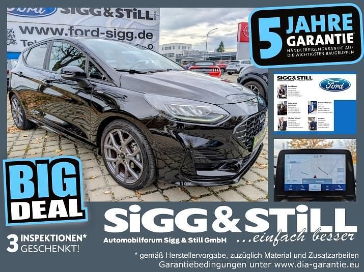 Obsidianschwarz metallic Gebraucht 2022 Ford Fiesta ST-Line X Kleinwagen | 17.440 € (Fairer Preis) - Bild 1/4