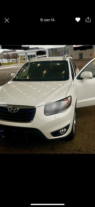 Weiß Gebraucht 2011 Hyundai Santa Fe SUV | 10.500 € (Teuer) - Bild 1/4