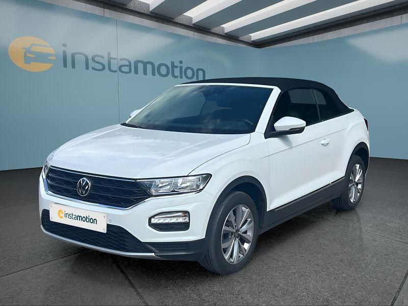Weiß Gebraucht 2021 VW T-Roc Cabriolet Cabrio | 18.999 € (Fairer Preis) - Bild 1/4