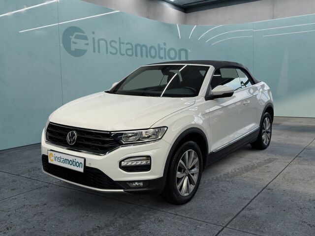 Gebraucht VW T-Roc Cabriolet Style 150 PS (110 kW) 2020 Weiß Cabrio