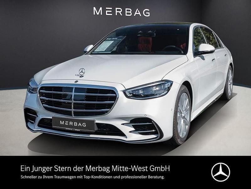 Manufaktur lack manufaktur opalithweiß bright Gebraucht 2024 Mercedes S350 AMG Limousine | 99.730 € (Teuer) - Bild 1/4