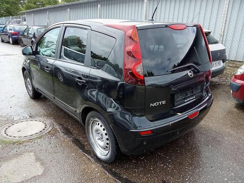 Gebraucht Nissan Note Visia 88 PS (64 kW) 2009 Schwarz Van / Kleinbus