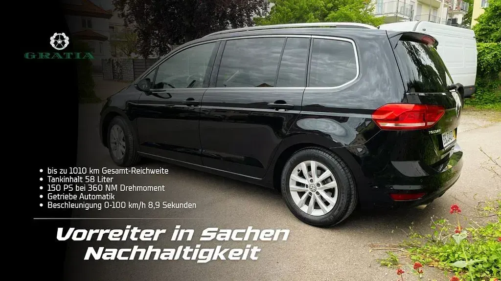 Gebraucht VW Touran Highline 150 PS (110 kW) 2017 Schwarz Van / Kleinbus