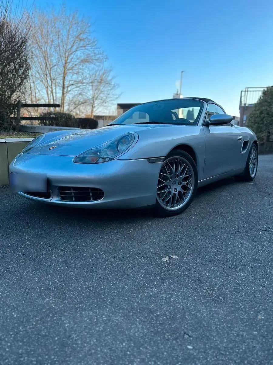 Brugt Porsche Boxster 252 HK (185 kW) 2001 Sølv Cabriolet