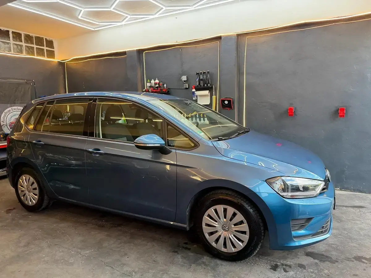 Gebraucht VW Golf Sportsvan 110 PS (80 kW) 2014 Blau Van / Kleinbus