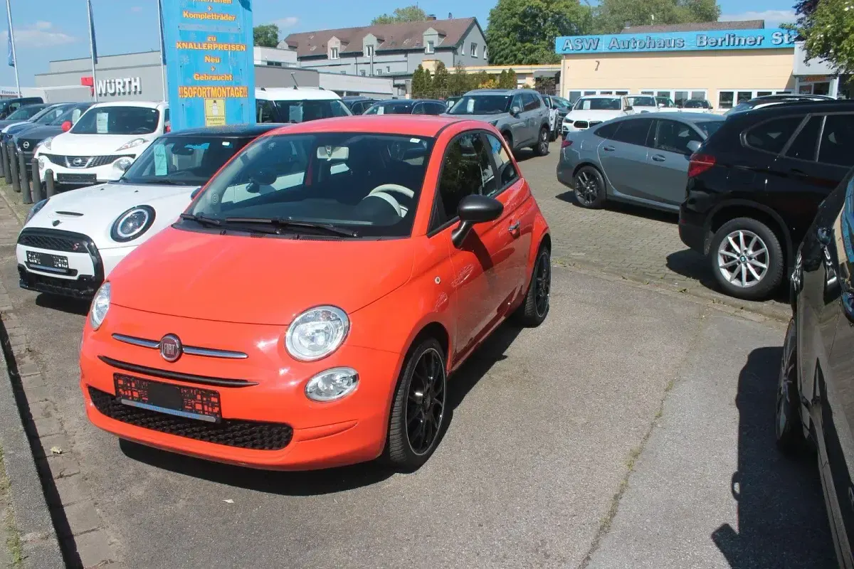 Gebraucht Fiat 500 71 PS (52 kW) 2021 Orange Kleinwagen