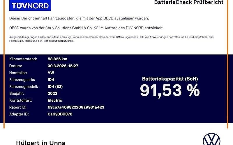 Gebraucht VW ID.4 Pro Performance 150 kW (204 PS) 2021 Gletscherweiß metallic SUV