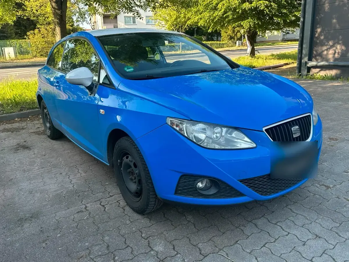 Gebraucht Seat Ibiza 86 PS (63 kW) 2010 Blau Kleinwagen