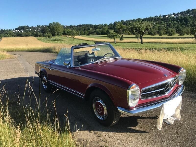 Rot Gebraucht 1969 Mercedes SL280 Cabrio | 89.900 € - Bild 1/4