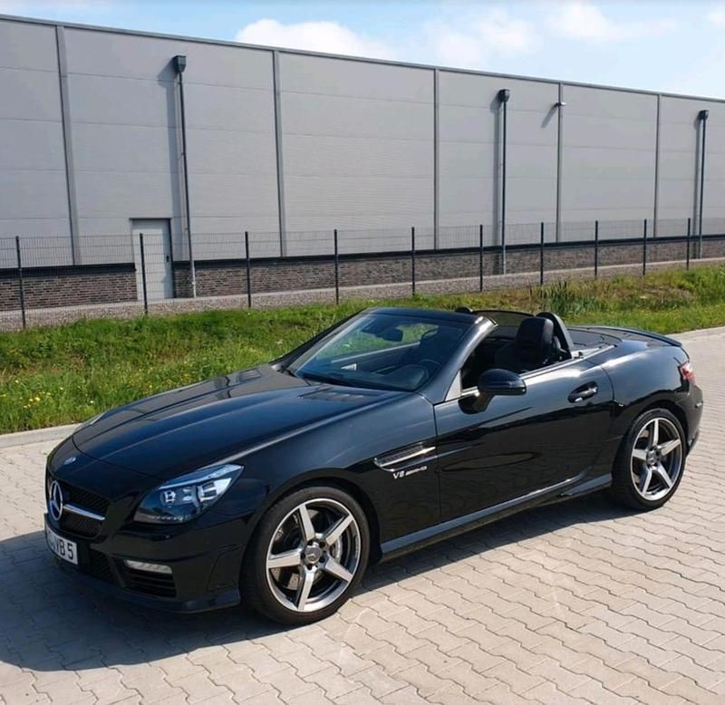 Gebraucht Mercedes SLK55 AMG AMG 422 PS (310 kW) 2015 Schwarz Cabrio