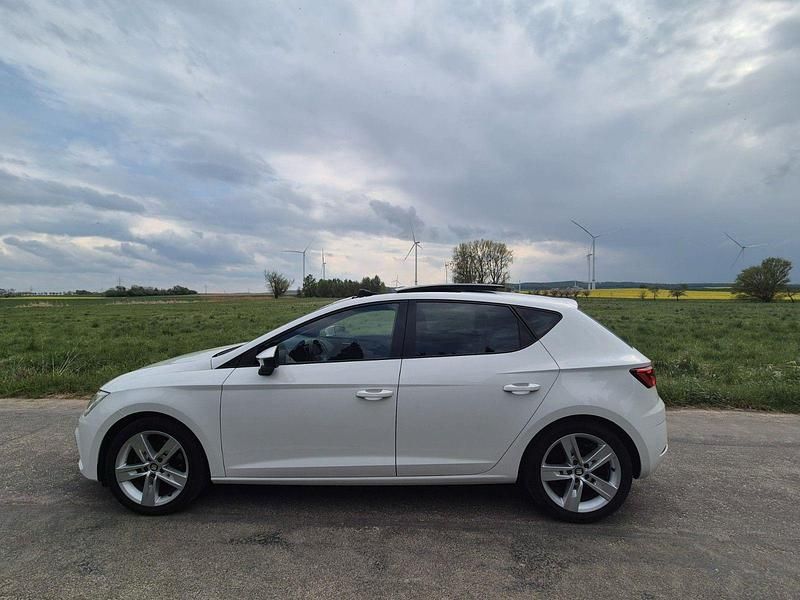 Usata Seat Leon FR 150 CV (110 kW) 2017 Bianco Berlina