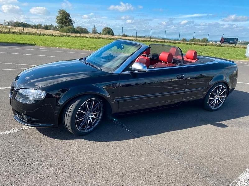 Schwarz Gebraucht 2008 Audi S4 Cabriolet S-Line Cabrio | 24.500 € (Fairer Preis) - Bild 1/4