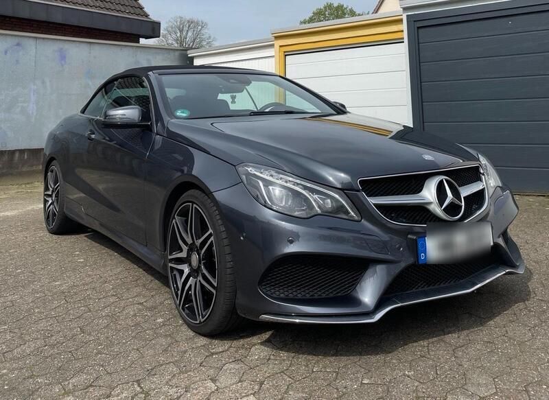Grau Gebraucht 2014 Mercedes E350 AMG Cabrio | 17.500 € (Fairer Preis) - Bild 1/4