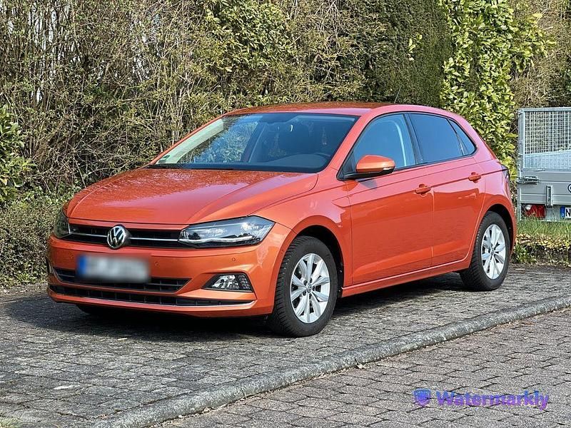 Gebraucht VW Polo Highline 95 PS (69 kW) 2020 Orange Kleinwagen
