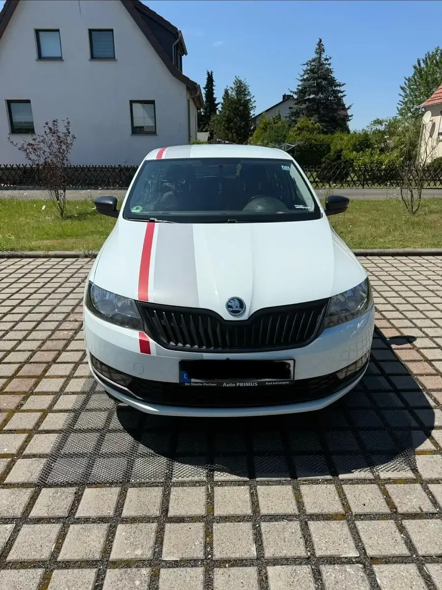 Gebraucht Skoda Rapid 95 PS (69 kW) 2019 Weiß Kleinwagen