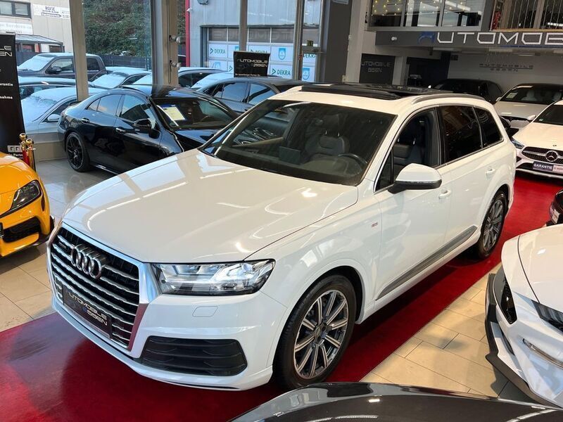 Weiß Gebraucht 2016 Audi Q7 S-Line SUV | 36.999 € (Teuer) - Bild 1/4
