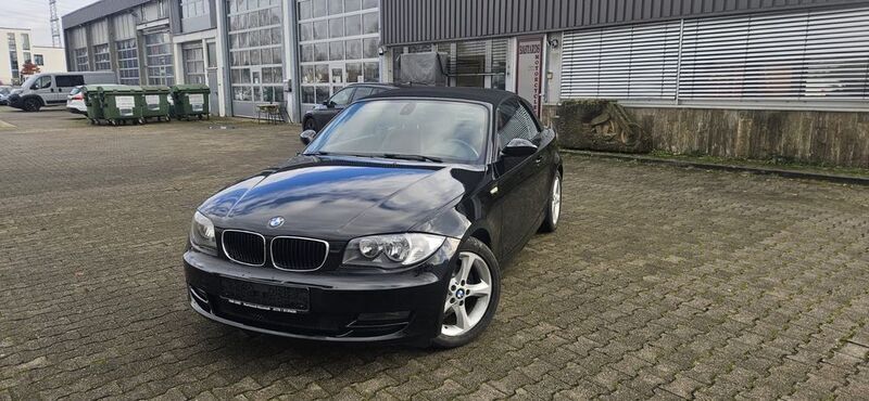 Schwarz Gebraucht 2008 BMW 118 Cabriolet Efficient Dynamics Cabrio | 6.900 € (Fairer Preis) - Bild 1/4