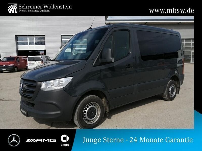 Grauschwarzgrau Gebraucht 2022 Mercedes Sprinter Van | 34.498 € (Teuer) - Bild 1/4