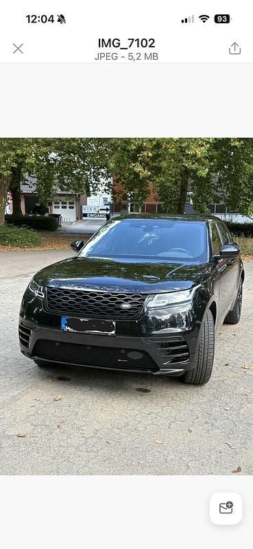 Schwarz Gebraucht 2022 Land Rover Range Rover Velar SUV | 47.500 € (Etwas zu teuer) - Bild 1/4