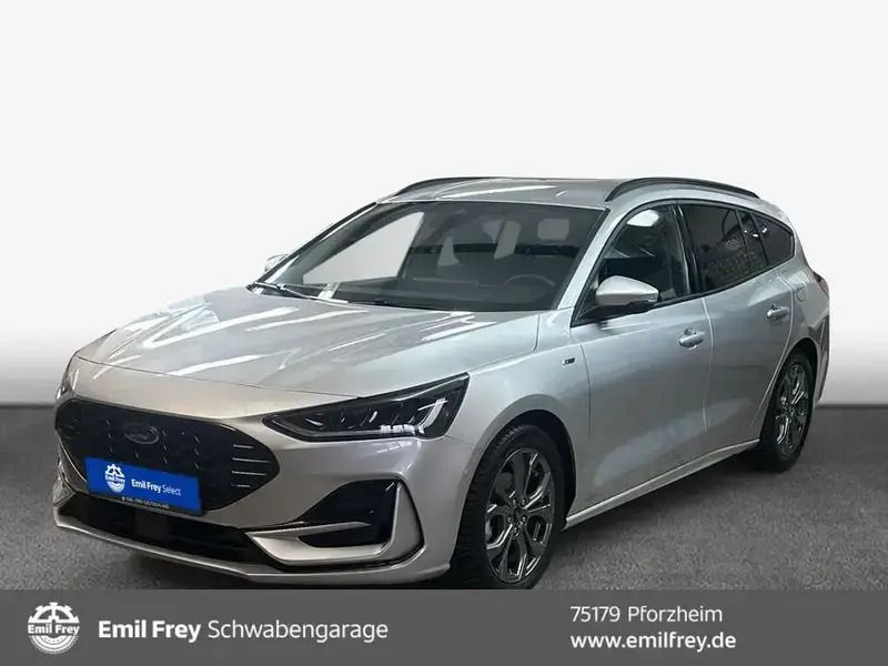 Silber Gebraucht 2023 Ford Focus ST-Line X Kombi | 19.850 € (Superpreis) - Bild 1/4