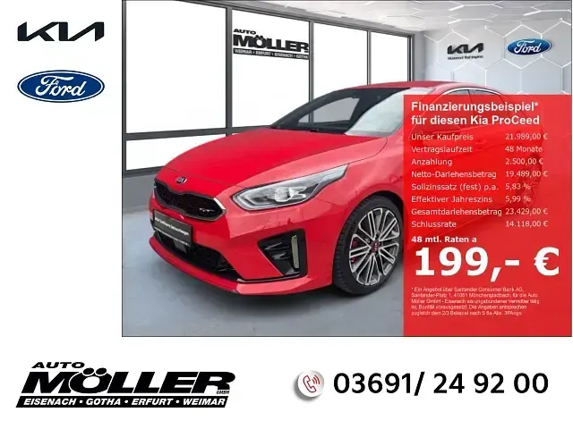 Gebraucht Kia ProCeed Comfort 204 PS (150 kW) 2019 Kombi