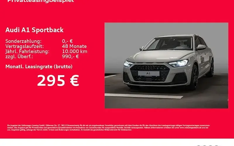 Neu Audi A1 Sportback Advanced 150 PS (110 kW) 2025 Silber Kleinwagen