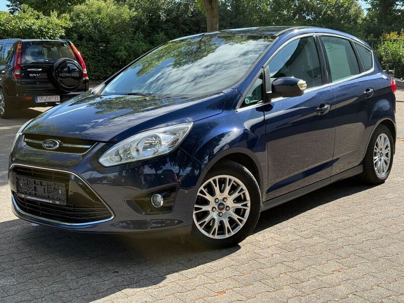 Blau Gebraucht 2012 Ford C-MAX Titanium Van / Kleinbus | 8.999 € (Etwas zu teuer) - Bild 1/4