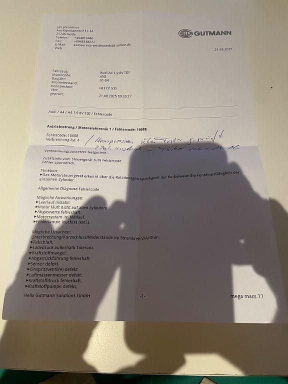 Schwarz Gebraucht 2004 Audi A4 Kombi | 1.000 € (Guter Preis) - Bild 1/4