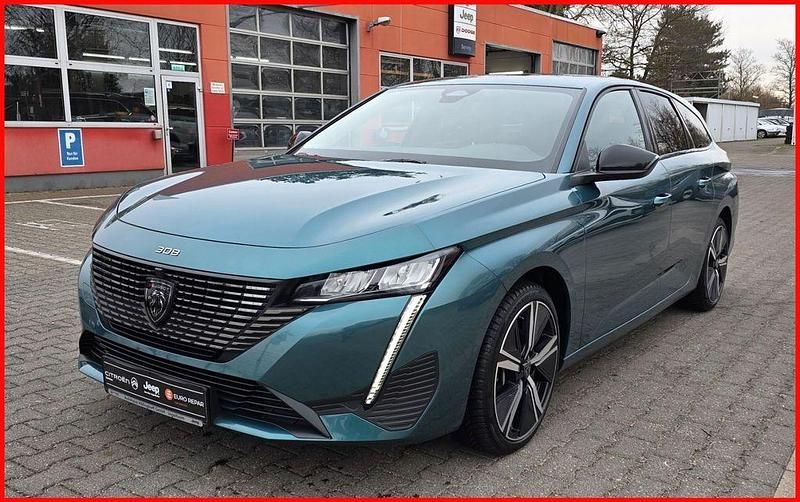 Blau Gebraucht 2024 Peugeot 308 SW Allure Kombi | 19.500 € (Superpreis) - Bild 1/4