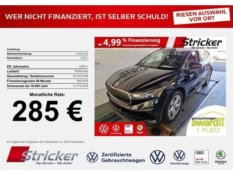 Schwarzmagic perleffekt (metallic) Gebraucht 2022 Skoda Enyaq iV SUV | 23.947 € (Guter Preis) - Bild 1/3
