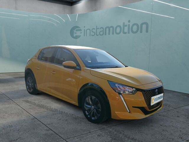 Gelb Gebraucht 2021 Peugeot e-208 Allure Kleinwagen | 16.490 € (Etwas zu teuer) - Bild 1/2
